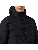 Pánská bunda s kapucí černá model 21813684 KK001 pánské - CHAMPION Pánská bunda s kapucí černá model 21813684 KK001 pánské - CHAMPION