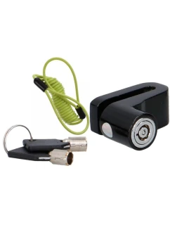 ZÁMEK BRZDOVÉHO KOTOUČE S LANKEM PŘIPOMÍNAJÍCÍM DUNLOP BLACK