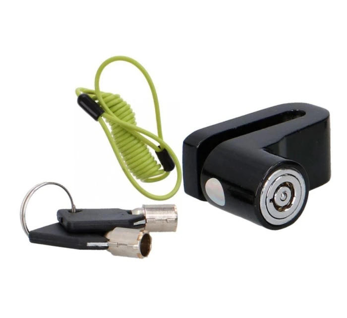 ZÁMEK BRZDOVÉHO KOTOUČE S LANKEM PŘIPOMÍNAJÍCÍM DUNLOP BLACK ZÁMEK BRZDOVÉHO KOTOUČE S LANKEM PŘIPOMÍNAJÍCÍM DUNLOP BLACK