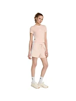 Dámské tričko adidas Essentials 3-Stripes Slim Baby v pastelově růžové barvě KD2343 Dámské tričko adidas Essentials 3-Stripes Slim Baby v pastelově růžové barvě KD2343