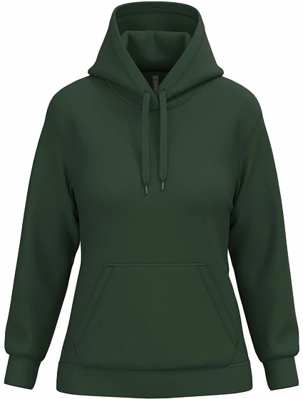 Kariban K 473 Dámská mikina s kapucí 20.K473 forest green Kariban K 473 Dámská mikina s kapucí 20.K473 forest green