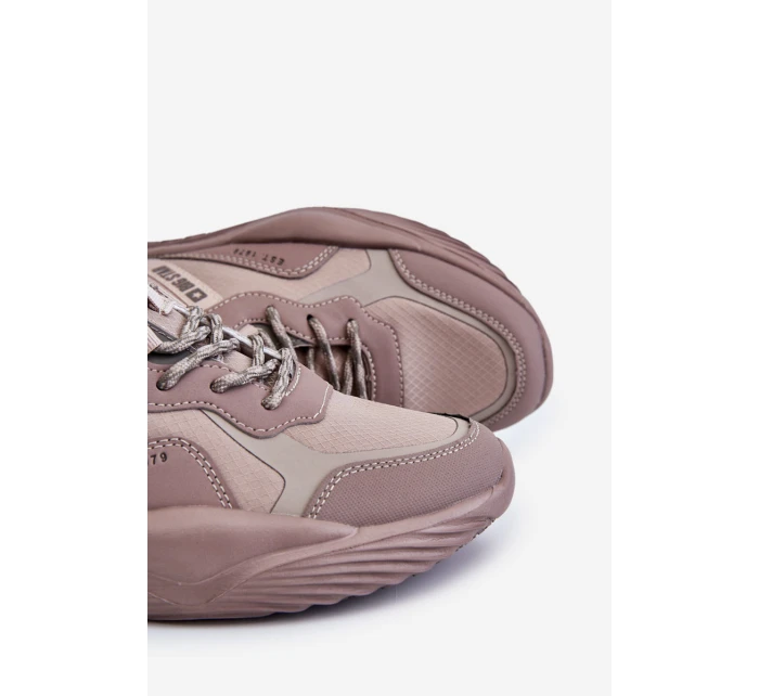 Pánské lehké tenisky Memory Foam System Big Star LL174151 Béžová Pánské lehké tenisky Memory Foam System Big Star LL174151 Béžová