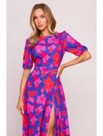 M858 Maxi šaty s otevřenými zády - model 2