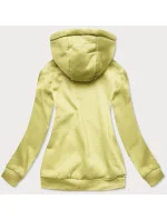 Žlutá dámská tepláková mikina model 17044050 - J.STYLE Žlutá dámská tepláková mikina model 17044050 - J.STYLE