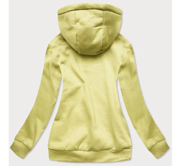 Žlutá dámská tepláková mikina model 17044050 - J.STYLE Žlutá dámská tepláková mikina model 17044050 - J.STYLE