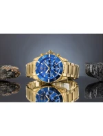 Pánské hodinky Giewont Chronograph Sapphire Gold Blue GW3970-B6
