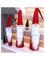 SADA ČERVENÝCH DEKORAČNÍCH MIKULÁŠŮ 60,70, 80CM dětské
