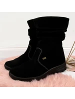 W zateplené kožené boty model 20469716 - Rieker