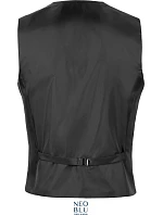Max Men Pánská vesta model 22500428 deep black - NEOBLU Max Men Pánská vesta model 22500428 deep black - NEOBLU