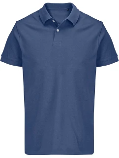 SOL'S Pacific Unisex piqué polo z těžké bavlny 25.4439 denim