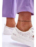 Dámské Krajkové Tenisky BIG STAR W274925 Bílé