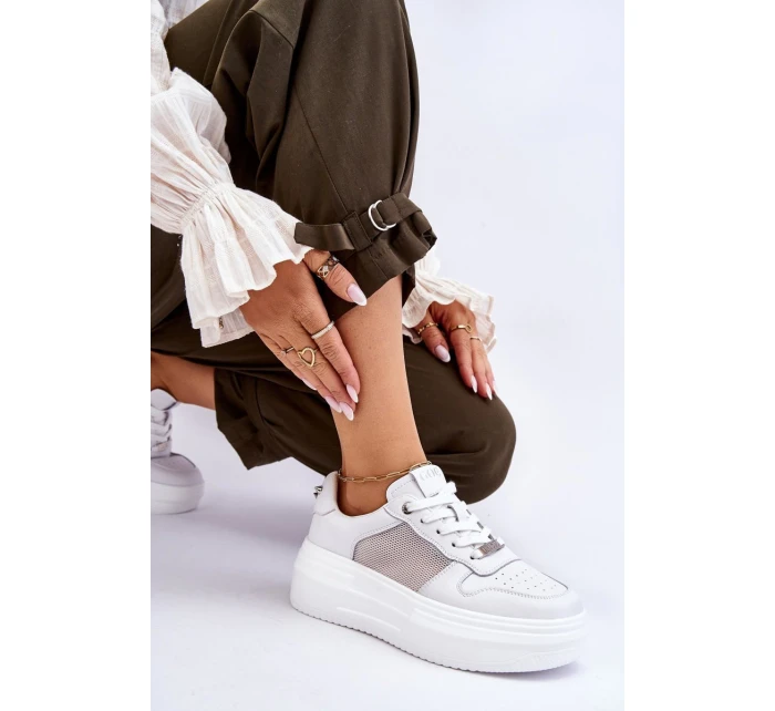 Dámské klasické sportovní boty GOE LL2N4060 Bíle Dámské klasické sportovní boty GOE LL2N4060 Bíle