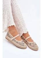 espadrilky s na platformě béžové model 21700053 - Boto espadrilky s na platformě béžové model 21700053 - Boto