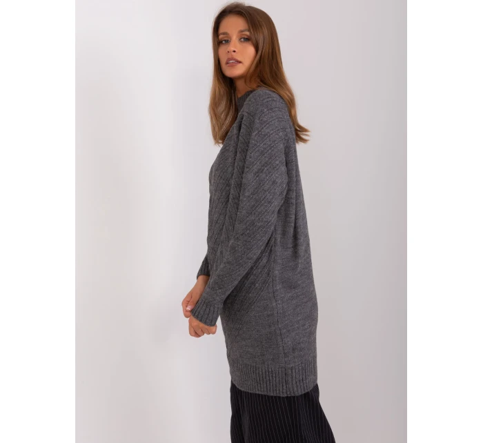 BA SW 8013 jumper.14P tmavě šedá BA SW 8013 jumper.14P tmavě šedá