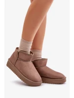 Dámské sněhule na platformě D.Franklin DFSH370010 Taupe Dámské sněhule na platformě D.Franklin DFSH370010 Taupe