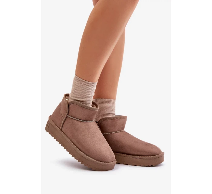 Dámské sněhule na platformě D.Franklin DFSH370010 Taupe Dámské sněhule na platformě D.Franklin DFSH370010 Taupe