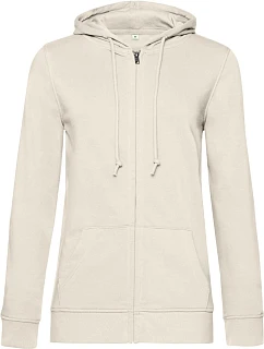 B&C Inspire Zipped Hood /women_° Dámská mikina s kapucí 01.W36B off white