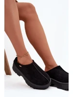 Dámské nízké sněhule na platformě černé model 21772420 - Boto