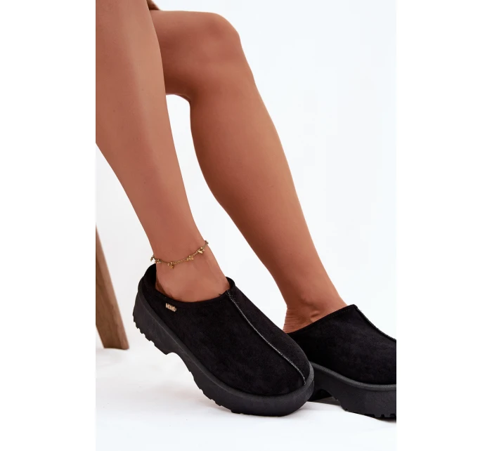 Dámské nízké sněhule na platformě černé model 21772420 - Boto