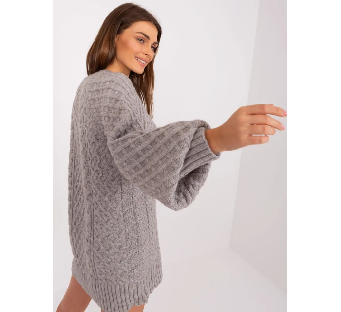 Sweter AT SW  szary model 18884828 - FPrice