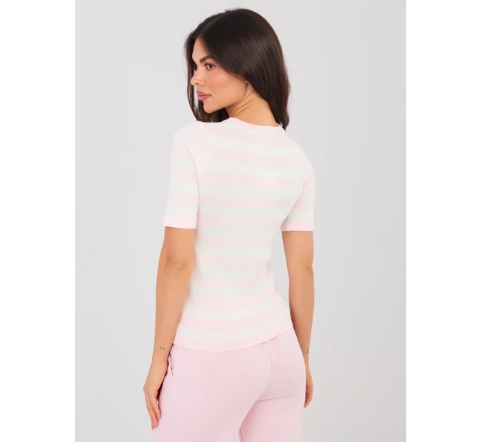 Sweter PM SW model 21916876 jasny różowy - FPrice Sweter PM SW model 21916876 jasny różowy - FPrice