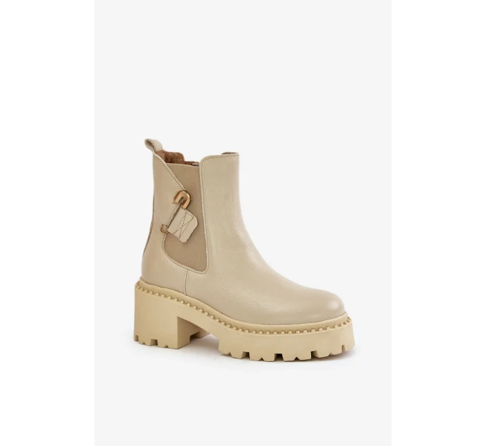 Boty na podpatku model 202815 Step in style Boty na podpatku model 202815 Step in style