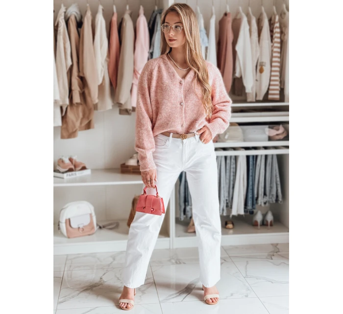 Dámské široké džíny DELUSSIA white FashionStreet UY2671