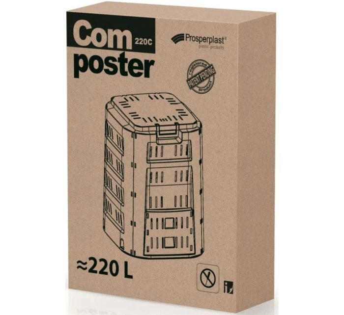 COMPOGREEN GARDEN COMPOSTER 220L PROSPERPLAST dětské