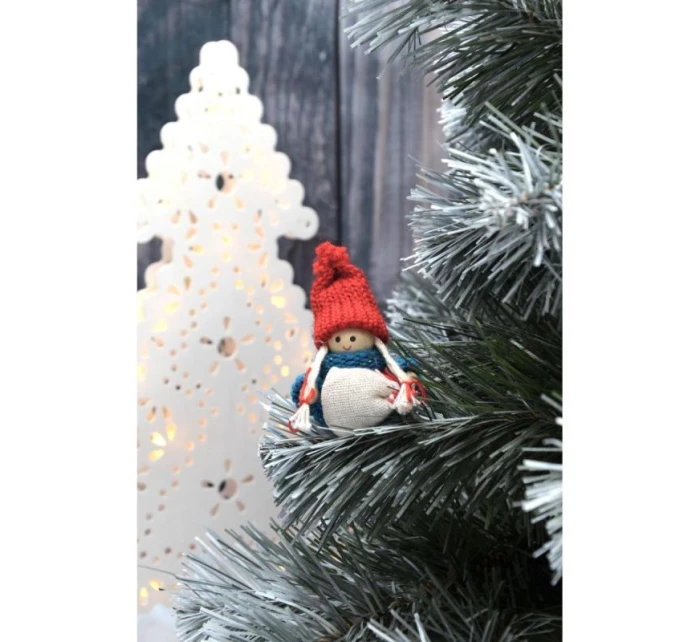 DEKORATIVNÍ PANENKA S TAŠKOU MODRÁ DÍVKA 7,5 CM DEKORATIVNÍ PANENKA S TAŠKOU MODRÁ DÍVKA 7,5 CM