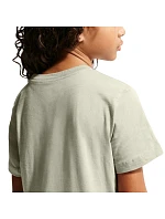 Dětské tričko Nike Sportswear, zelené, FZ5178 304