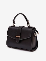 Kabelka přes rameno s odnímatelným popruhem černá Belveta