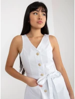 Dámské šaty LK SK 508253 šaty.44P bílá - FPrice Dámské šaty LK SK 508253 šaty.44P bílá - FPrice