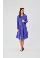 S368 Blejzr s otevřenou přední částí - fialový S368 Blejzr s otevřenou přední částí - fialový