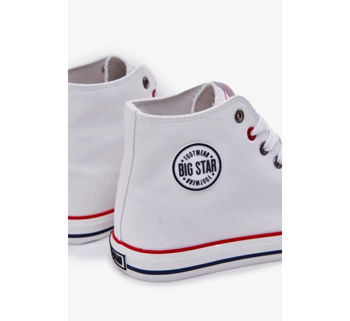 Pánské plátěné tenisky Big Star HI-POLY SYSTEM – bílé
