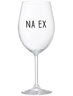 NA EX - čirá sklenice na víno 350 ml