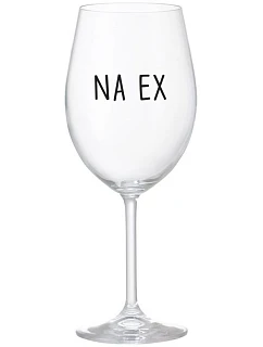 NA EX - čirá sklenice na víno 350 ml