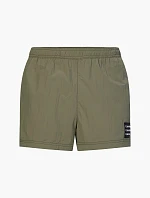 Plavkové šortky KM0KM00711 - MSP - Khaki - Calvin Klein