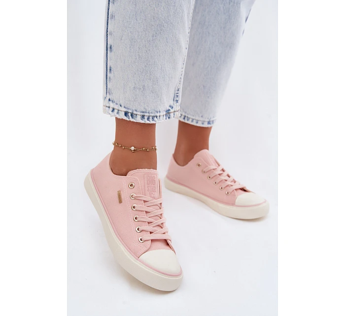 Dámské Nízké Tenisky Růžové Big Star TT274776