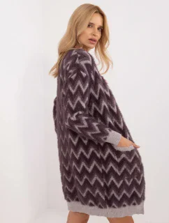 Kardigan AT SW 2340 A.00 tmavě fialový