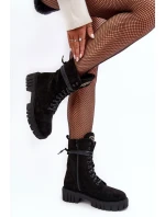 Kožené Boty S Černé model 21635130 - Boto Kožené Boty S Černé model 21635130 - Boto