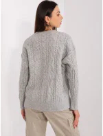 Sweter AT SW  szary model 18909209 - FPrice
