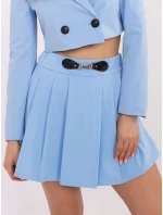 Spódnica MI SD model 20831801 jasny niebieski - FPrice Spódnica MI SD model 20831801 jasny niebieski - FPrice
