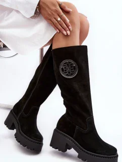 Kozačky na podpatku  model 187333 Step in style