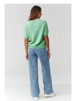 Svetr s krátkým rukávem model 224078 Makadamia Svetr s krátkým rukávem model 224078 Makadamia