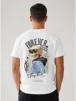Pánské tričko Forever Cool oversize černé FashionStreet NX4010R