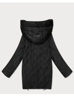 kurtka damska pikowana z kapturem Goodlookin czarna model 22003974 - S'WEST