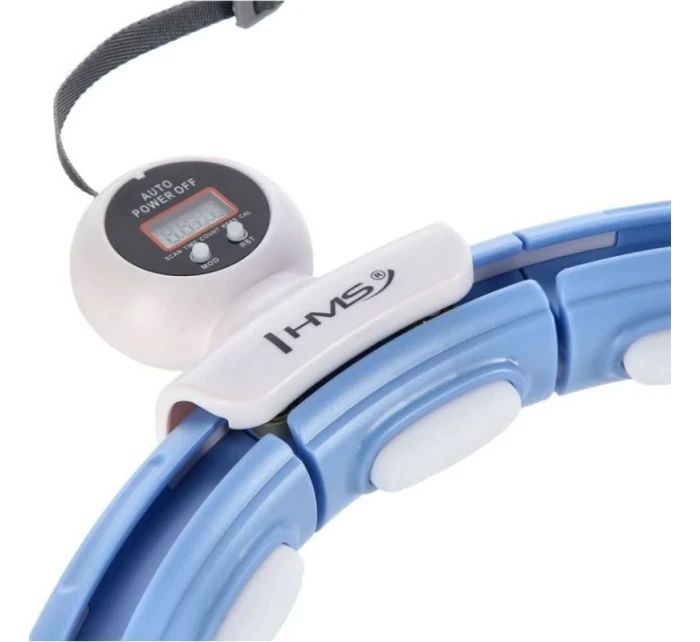 Hula Hop HMS HHM15 s magnetem a závažím modrá + počítadlo Hula Hop HMS HHM15 s magnetem a závažím modrá + počítadlo