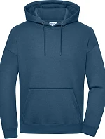 Daiber 8052 Těžká unisex mikina s kapucí 02.8052 dusty blue