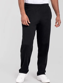Fruit of the Loom Iconic 250 Open Hem Jog Pants Tepláky 16.4064 black