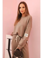 Komplet mikina + kalhoty masełko fango Komplet mikina + kalhoty masełko fango